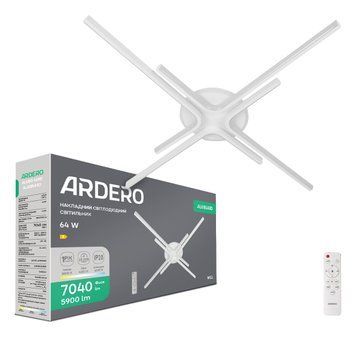 Світлодіодний накладний світильник Ardero AL6185ARD MILL 64Вт білий 80972 - фото товару LUMEN