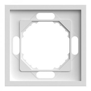 Рамка 1-місна Ardero EF101-W Soft біла 80728 - фото товару LUMEN