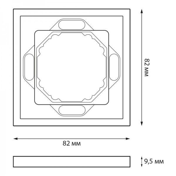 Рамка 1-місна Ardero EF101-W Soft біла 80728 - фото товару LUMEN