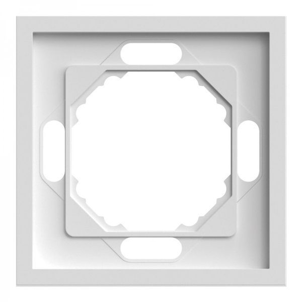 Рамка 1-місна Ardero EF101-W Soft біла 80728 - фото товару LUMEN