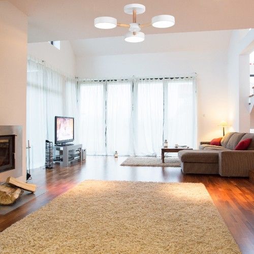 Світлодіодна люстра з пультом Ardero AL6193ARD SCANDY 40W, білий AL6193ARD - фото товару LUMEN