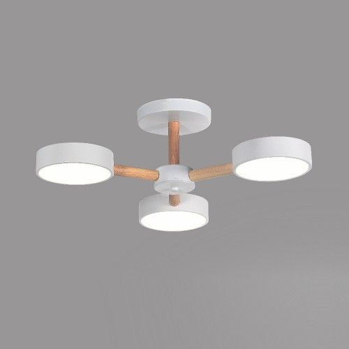 Світлодіодна люстра з пультом Ardero AL6193ARD SCANDY 40W, білий AL6193ARD - фото товару LUMEN