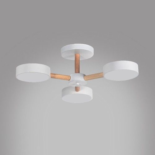 Світлодіодна люстра з пультом Ardero AL6193ARD SCANDY 40W, білий AL6193ARD - фото товару LUMEN