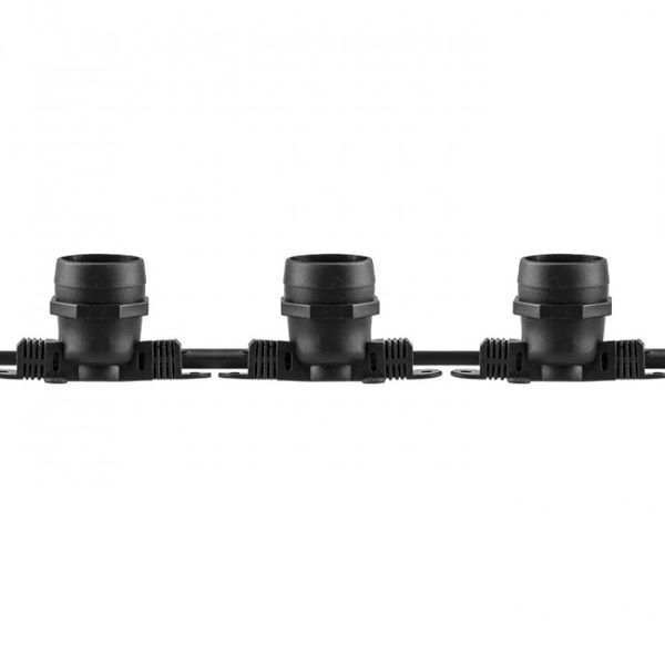 Вулична гірлянда Белт-лайт CL50-8 чорний 29883 - фото товару LUMEN