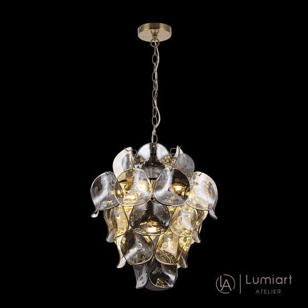 Люстра Lumiart Atelier BL5024 KAREN під лампу E14*8 золото 81132 - фото товару LUMEN