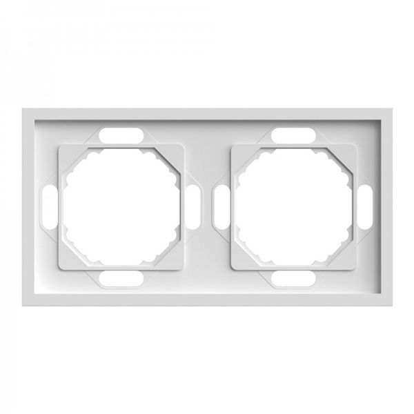 EF102-B рамка 2-місна універсальна Soft, Чорний 80755 - фото товару LUMEN