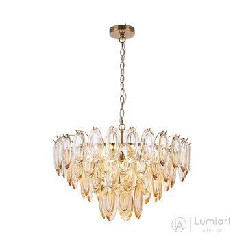 Люстра Lumiart Atelier BL5021-2 AGATHA під лампу G9*9 золото 81128 - фото товару LUMEN
