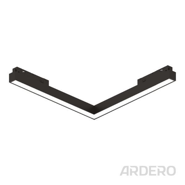 Магнітний трековий світильник Ardero MGN302L 24Вт 4000К IP40 кутовий чорний MGN302L - фото товару LUMEN