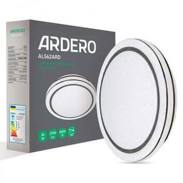 Світлодіодний світильник Ardero AL562ARD 36W 5000К IP20 зоряне небо, білий AL562ARD-1 - фото товару LUMEN
