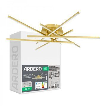 Світлодіодний світильник Ardero AL6480ARD TEO 90Вт золото, золотий 80425-1 - фото товару LUMEN