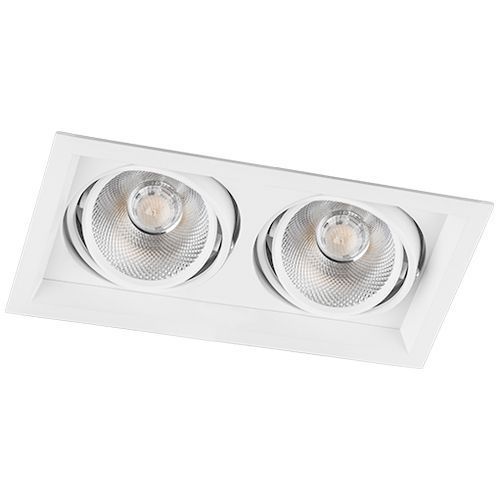 Карданний світильник Feron AL202 2xCOB 20W білий AL202-1 - фото товару LUMEN