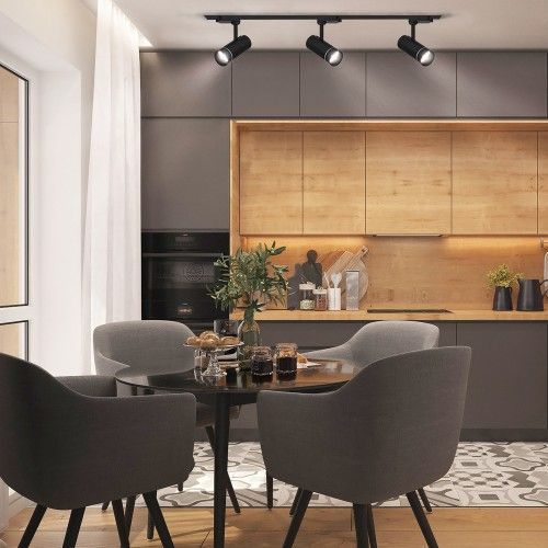 Трековий світильник Feron AL106 18W 4000К IP40, чорний 10618 - фото товару LUMEN