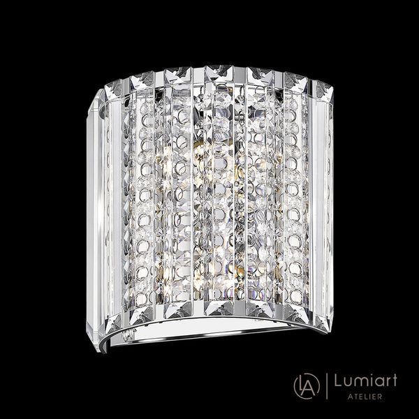 Накладний світильник Lumiart Atelier BL5005 QUINN під лампу G9*1 хром 81106 - фото товару LUMEN