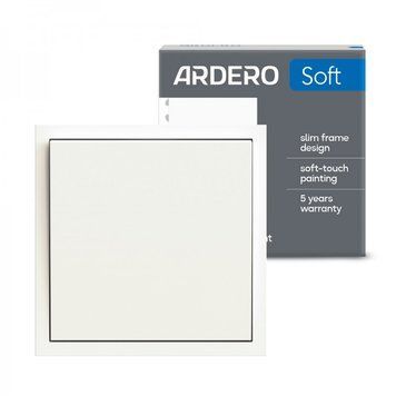 Вимикач 1-клавішний перехресний Ardero EV131-W Soft 10А білий 80709 - фото товару LUMEN