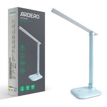 Настільний світлодіодний світильник Ardero DE1725ARD 9 W 6500K, блакитний DE1725 - фото товару LUMEN