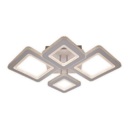 Світлодіодна люстра з пультом Ardero AL6164ARD 88W VIVID квадрат, білий AL6164ARD - фото товару LUMEN