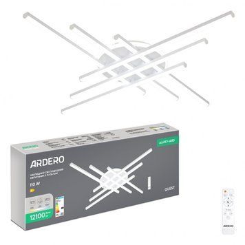 Світлодіодний накладний світильник Ardero AL6187ARD QUEST 110Вт, чорний 81060 - фото товару LUMEN