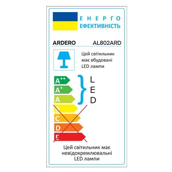 Накладний світлодіодний світильник Ardero AL801ARD 18W ІР40 коло, білий AL801ARD - фото товару LUMEN