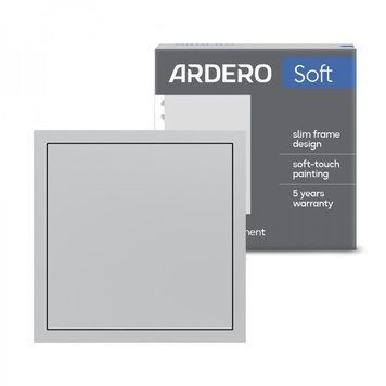 Заглушка Ardero EV111B-S Soft срібна, срібний 80804 - фото товару LUMEN